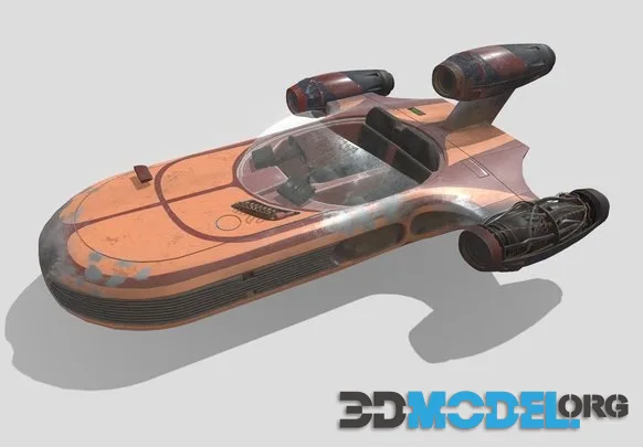Star Wars X 34 Landspeeder (PBR)