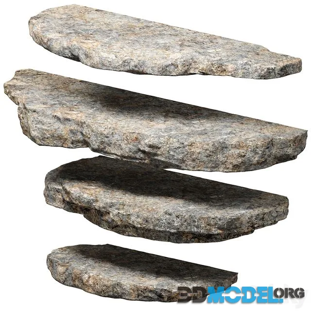 stone shelves