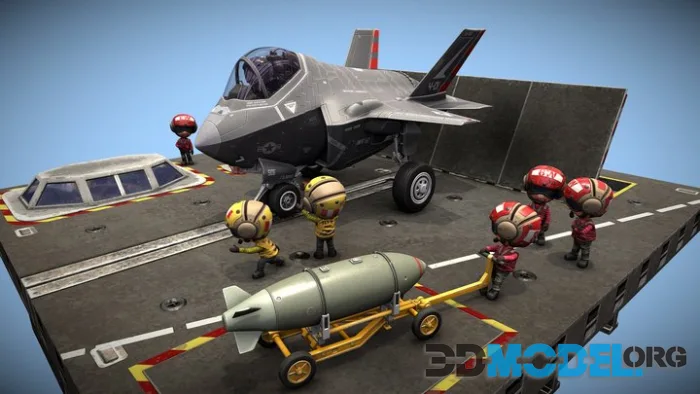 Takeoff F35   Toy Version (PBR)