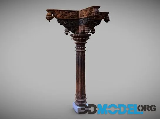 Temple Pillars From Kerala (PBR)