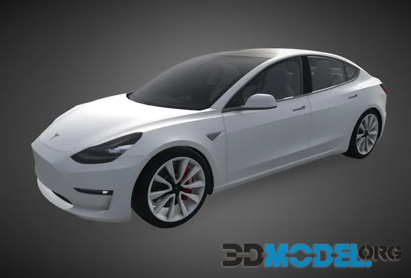 Tesla 2018 Model 3 00 (PBR)