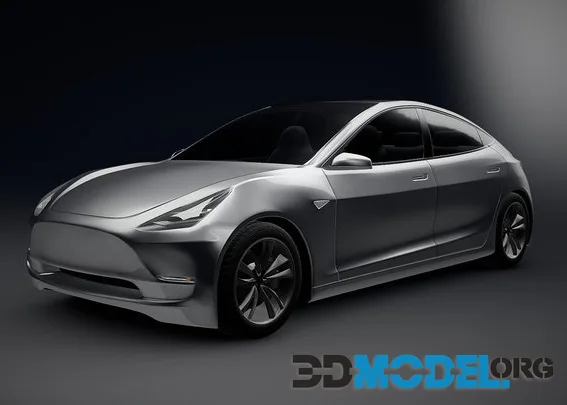 Tesla Model 3 02 (PBR)