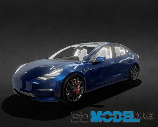 Tesla Model 3 03 (PBR)
