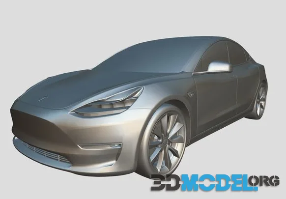 Tesla Model 3 07 (PBR)