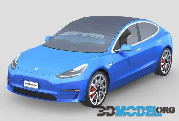 Tesla Model 3 2021 (PBR)