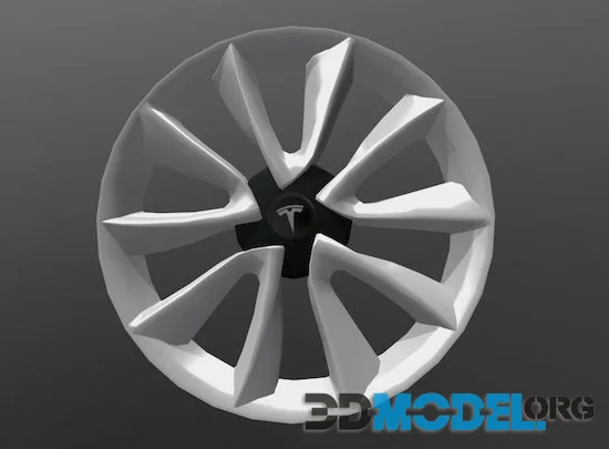 Tesla Model 3 Rim Test (PBR)