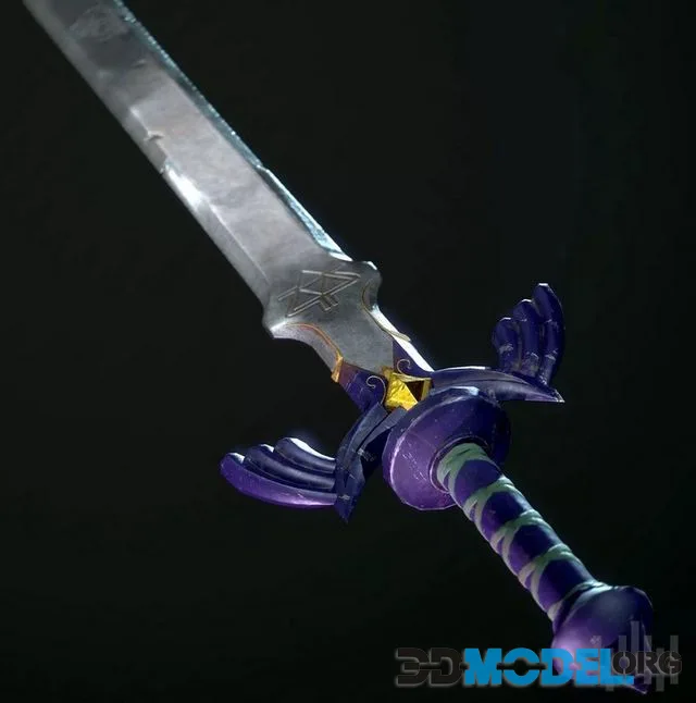 The Master Sword low-poly (PBR)