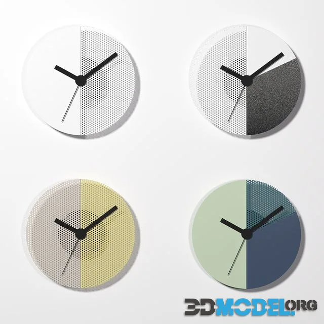 Tolix wall clock