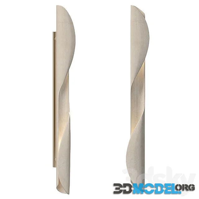 TORSADE CERAMIQUE WALL SCONCE