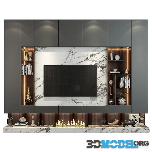 TV wall set 279