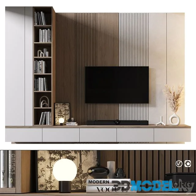 TV Wall set 874