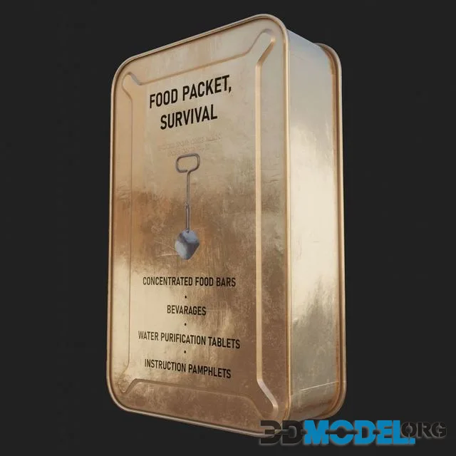 US MRE 1962 Food Packet (PBR)