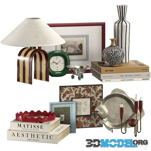 Vintage Decorative Set 08