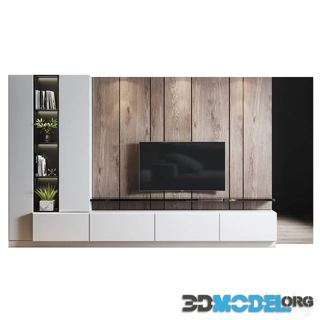 Wall Tv Set 2 (2438x4378x393mm)