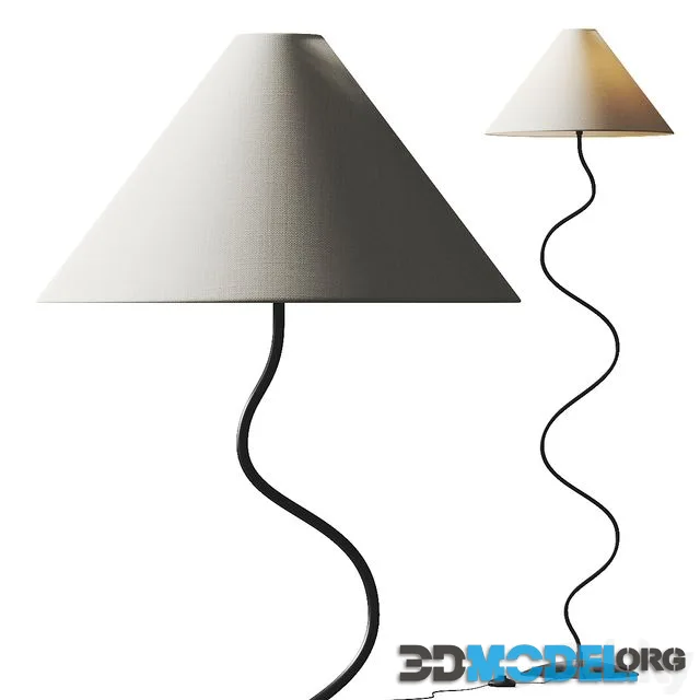West Elm Zigzag Floor Lamp