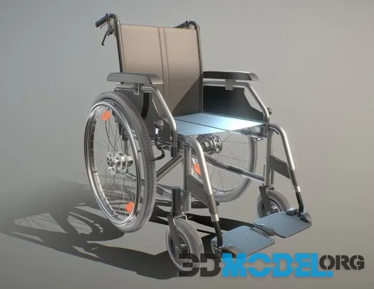 Wheelchair (Animation Test) High Poly Version (PBR)