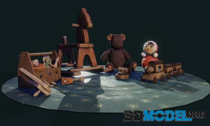 Wooden Toys (PBR)