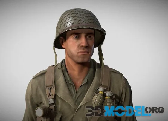 WW2 US Soldier (PBR)
