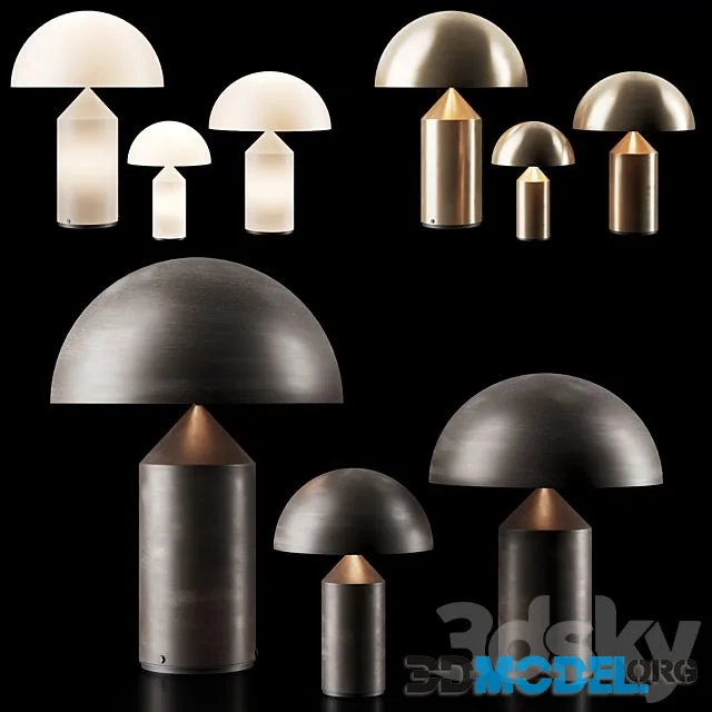 007 Oluce ATOLLO Table Lamp 00