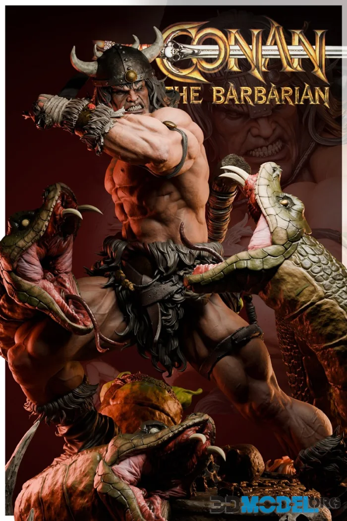 ZEZ Studio - Conan Statue and Bust – Printable