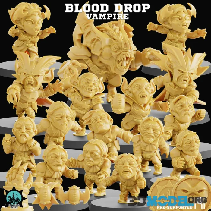 Realm of Paths - Blood Drop - Vampire Team – Printable