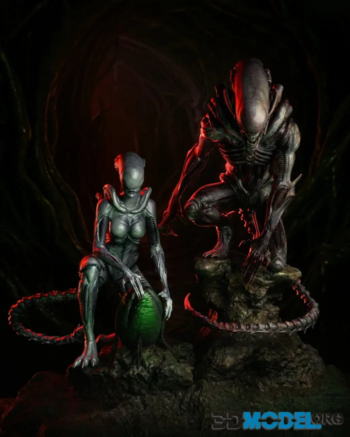 CA 3D Studios - Xenomorph – Printable