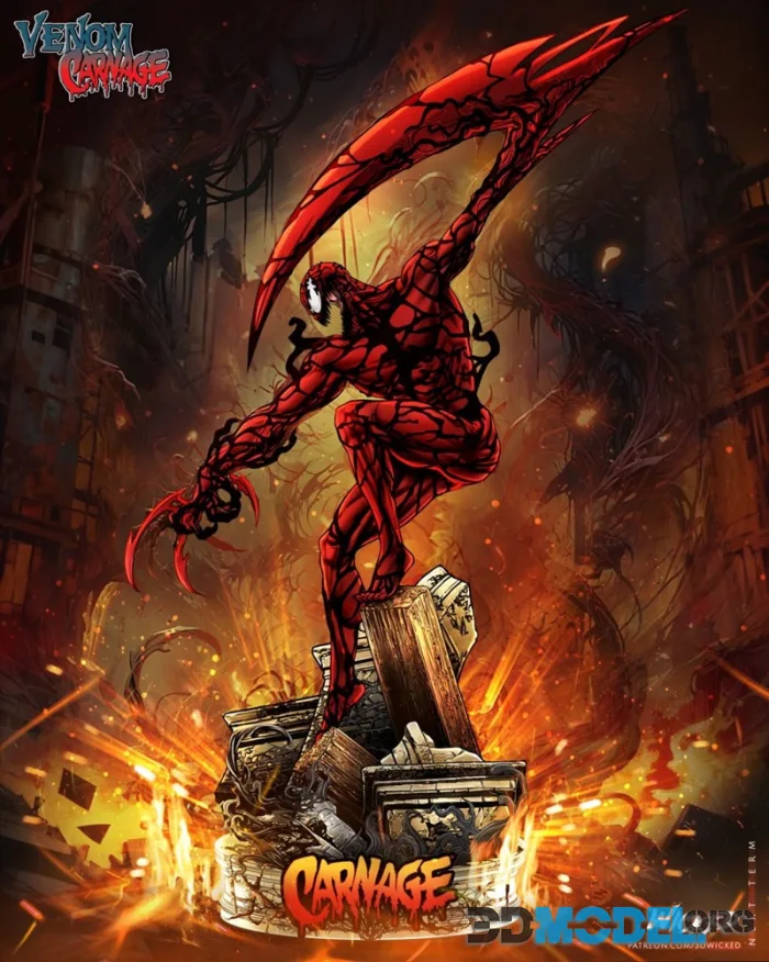 Wicked - Carnage 2025 Sculpture – Printable