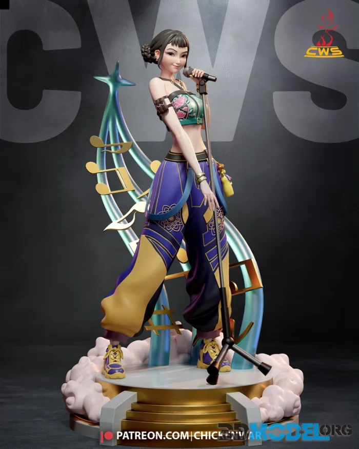 CW Studio - K-POP Demon Hunters - Zoey – Printable