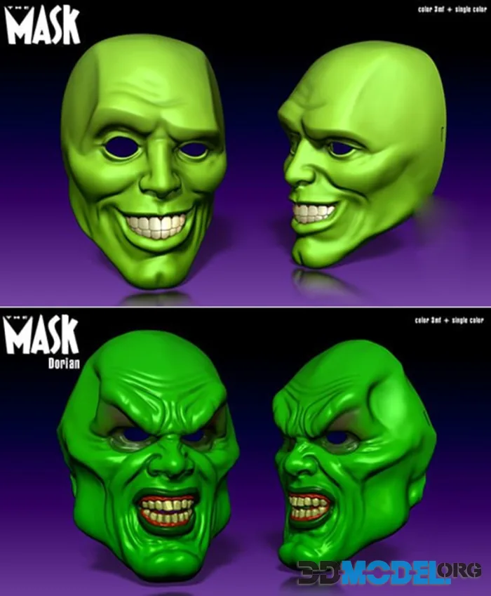 3D Model – Hex3D - The Mask and Dorian The Mask – Printable