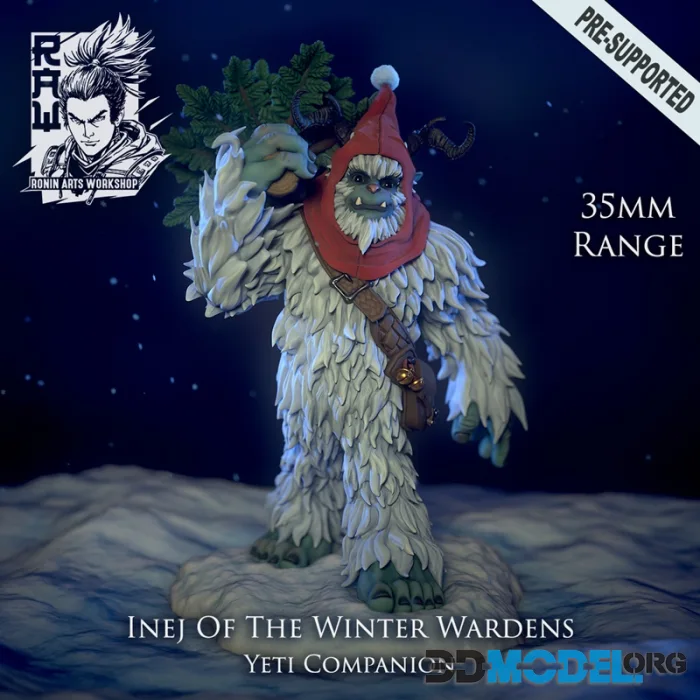 Ronin Arts Workshop - Inej The Yeti – Printable
