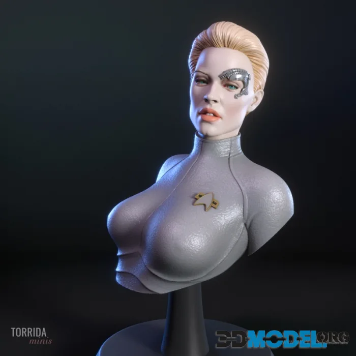 Torrida Minis - Seven of Nine Bust – Printable