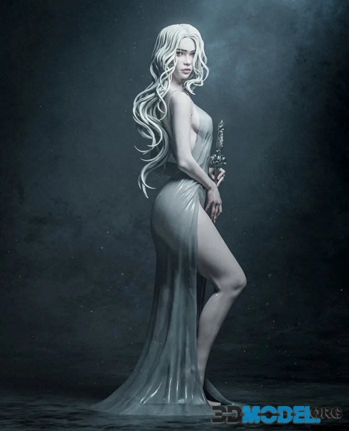 CA 3D Studios - Lady of the Lake – Printable