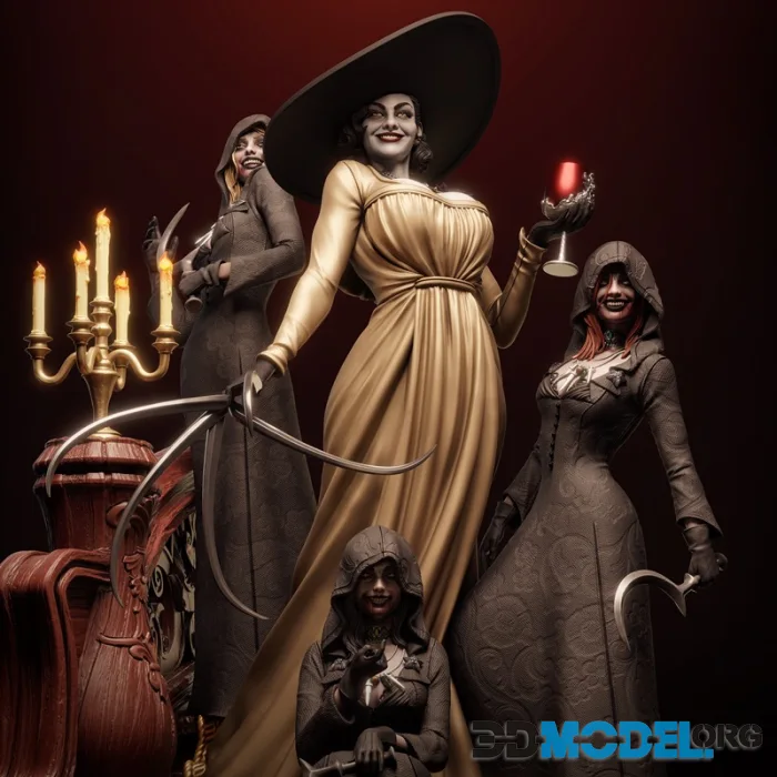 CA 3D Studios - Lady Dimitrescu – Printable