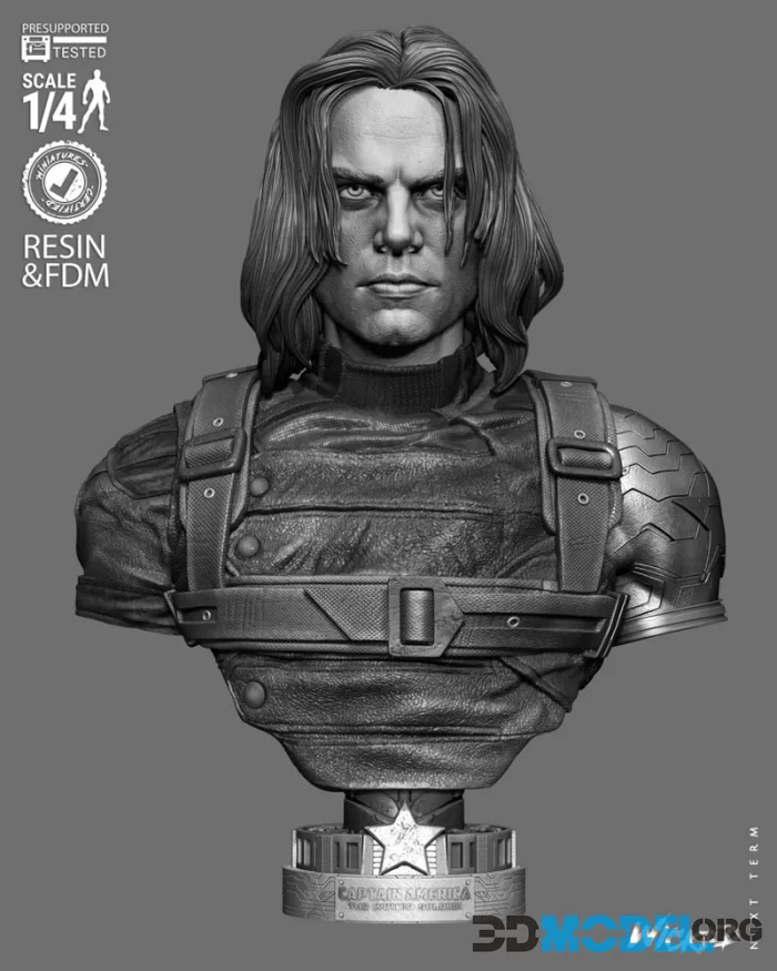 Wicked - Winter Soldier 2025 Portrait Bust – Printable