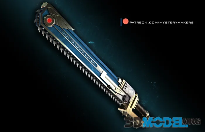 MysteryMakers Chainsword Warhammer 40k – Printable