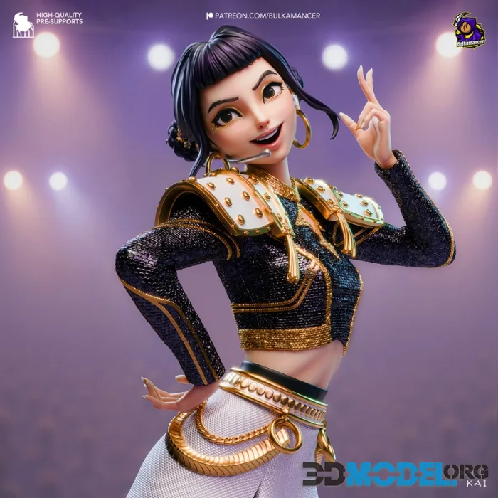 Bulkamancer Sculpts - Zoey - Kpop Demon Hunters – Printable