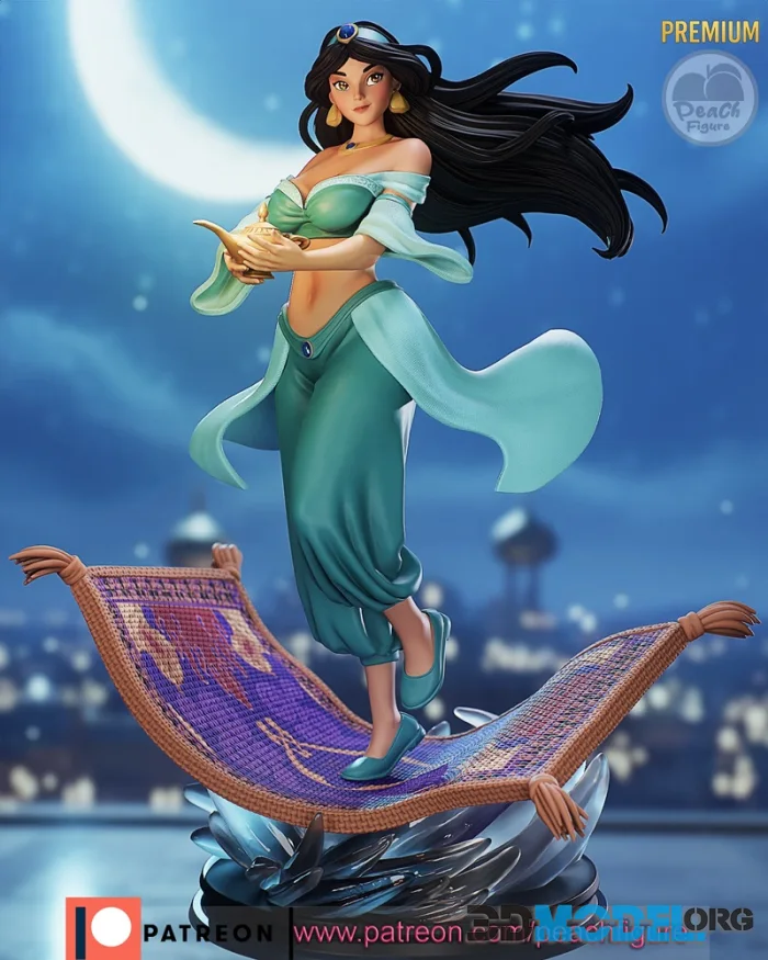 Peach Figure - Jasmine – Printable
