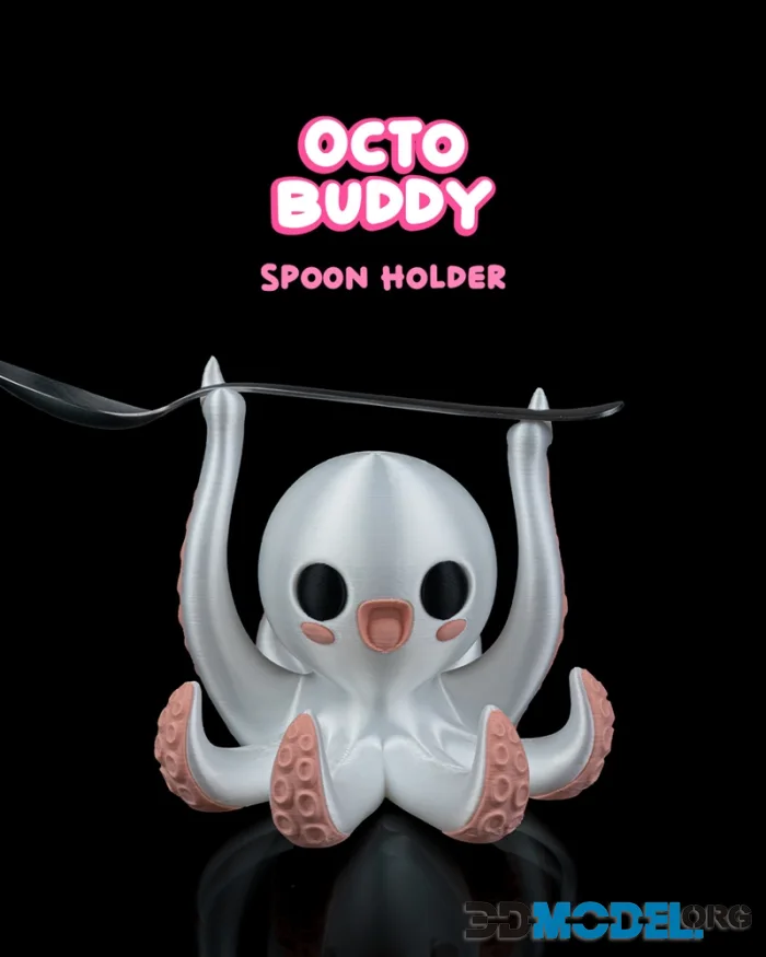 Octopus Buddy Spoon Holder – Printable