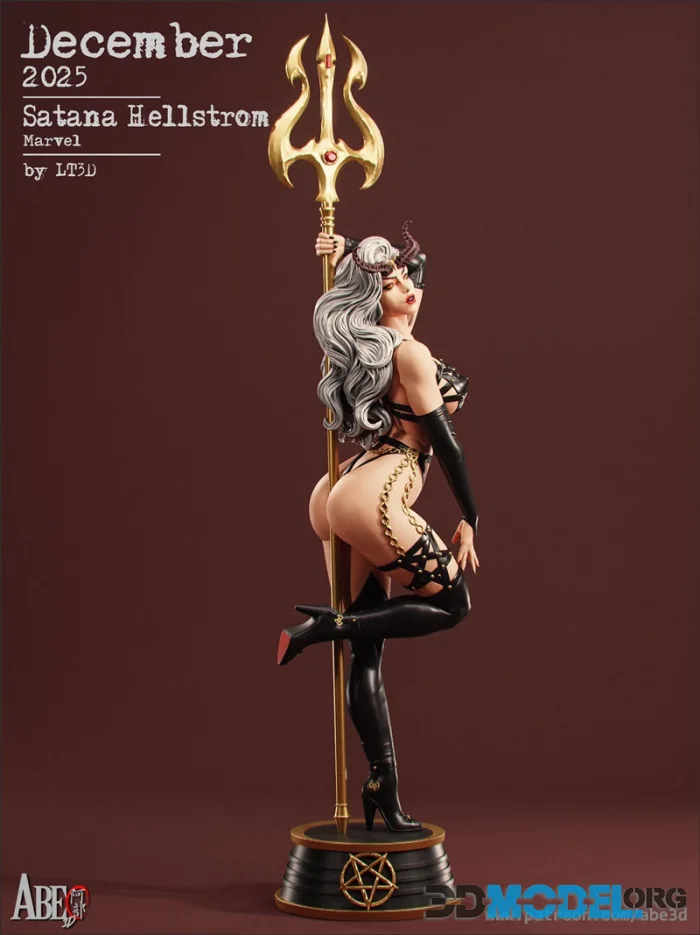 Abe3D - Satana Hellstrom – Printable