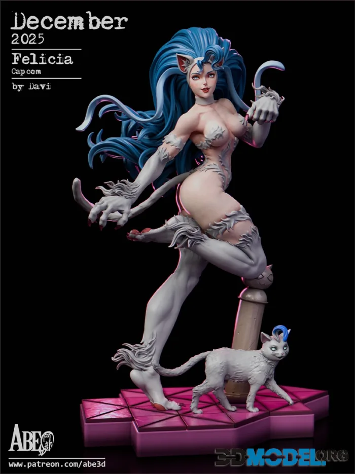 Abe3D - Felicia – Printable