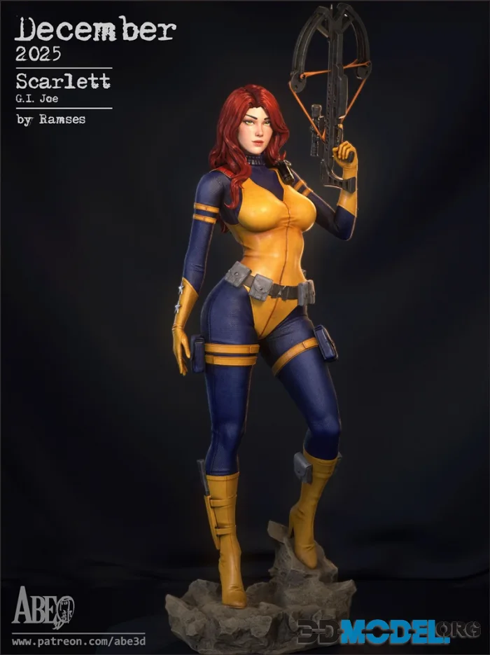 Abe3D - Scarlett – Printable
