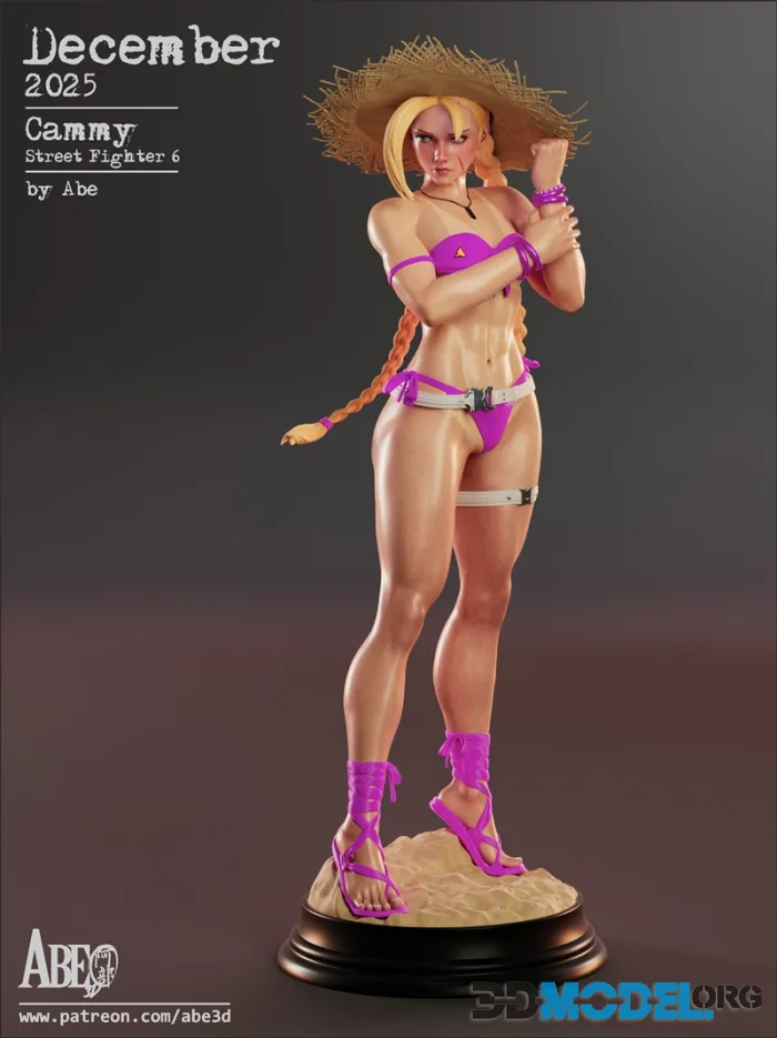 Abe3D - Cammy SF6 Costume 4 – Printable
