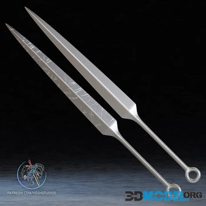 Silksong Hornet Sword – Printable