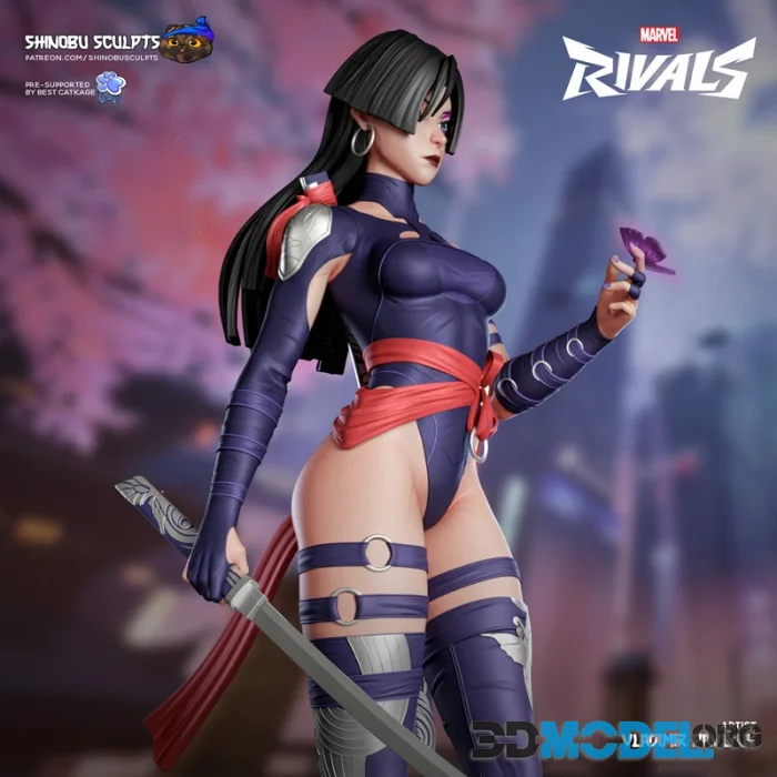 Shinobu Sculpts - Psylocke – Printable