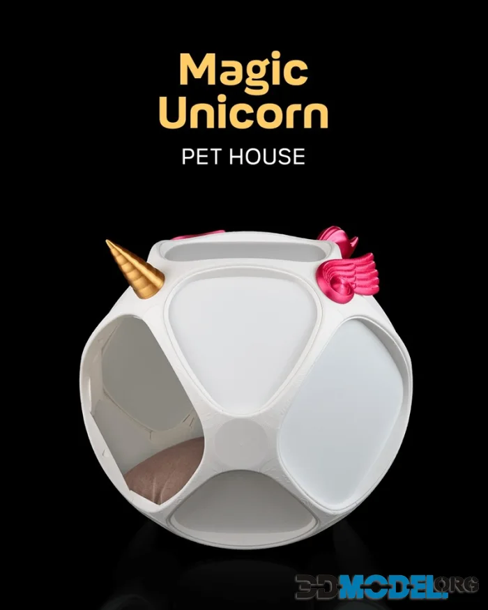 Magic Unicorn Pet House – Printable