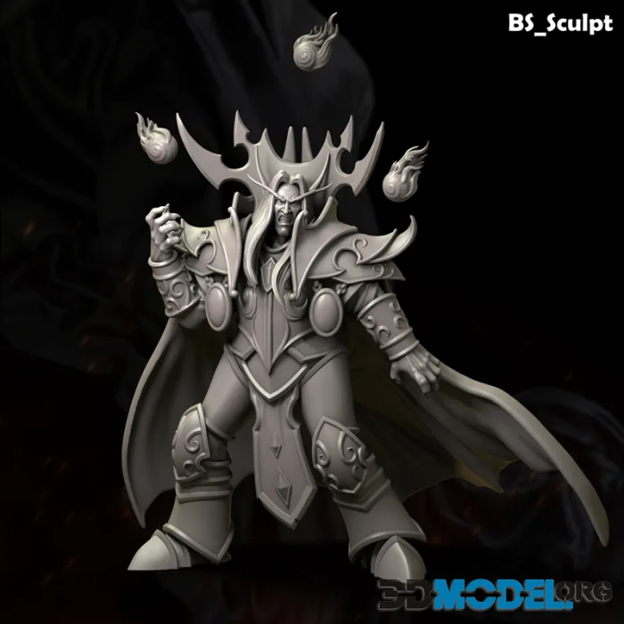 BS-Sculpt Bulat - The Blood Elf Mage – Printable