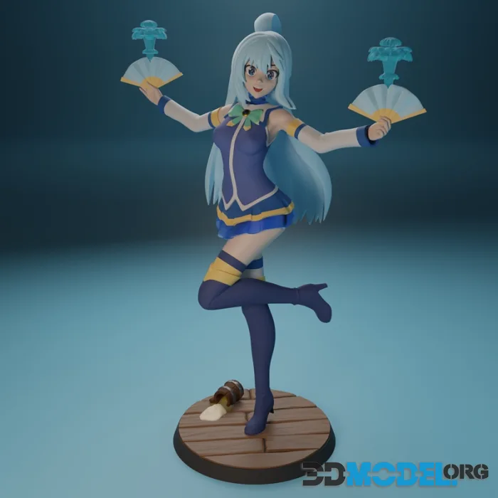 Funservice - Aqua from Konosuba anime – Printable