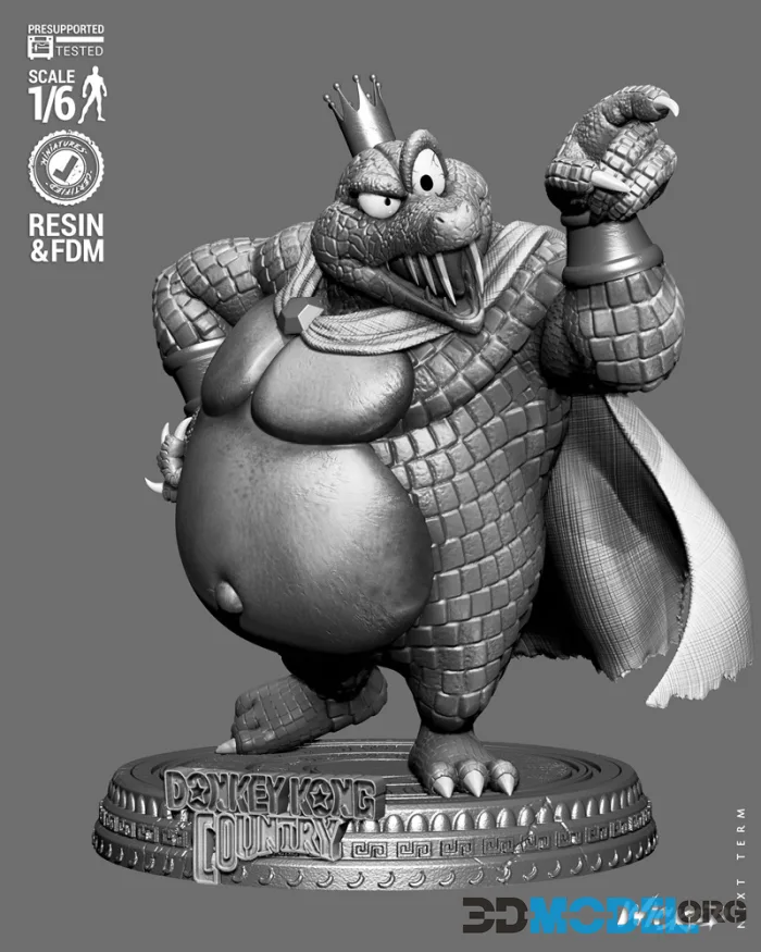 Wicked - King K-Rool Sculpture – Printable