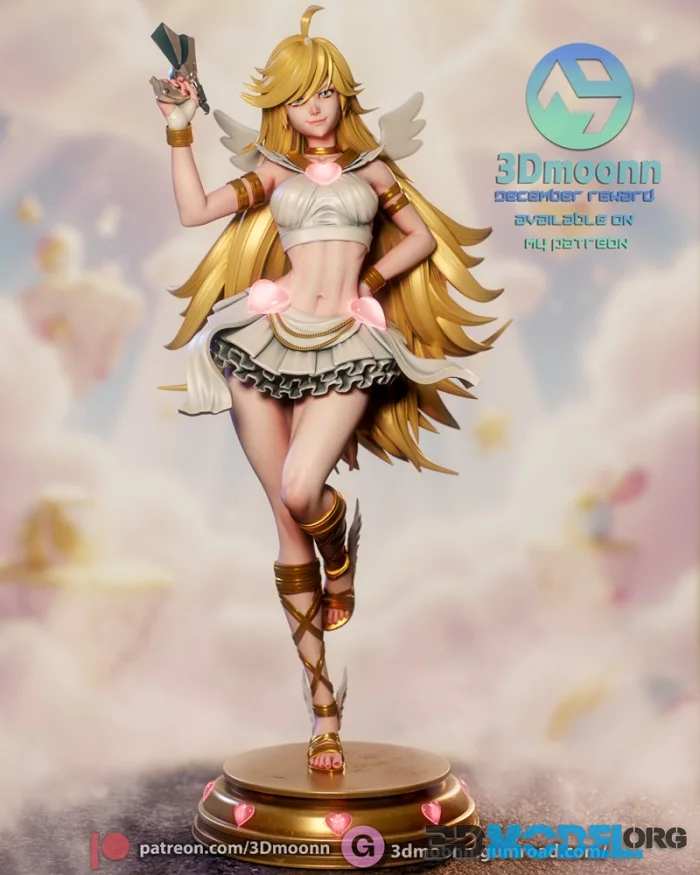 3Dmoonn - Panty & Stocking - Panty – Printable