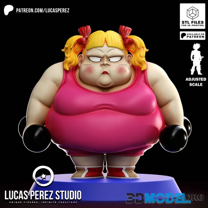 Lucas Perez - Strong Girl Chibi – Printable